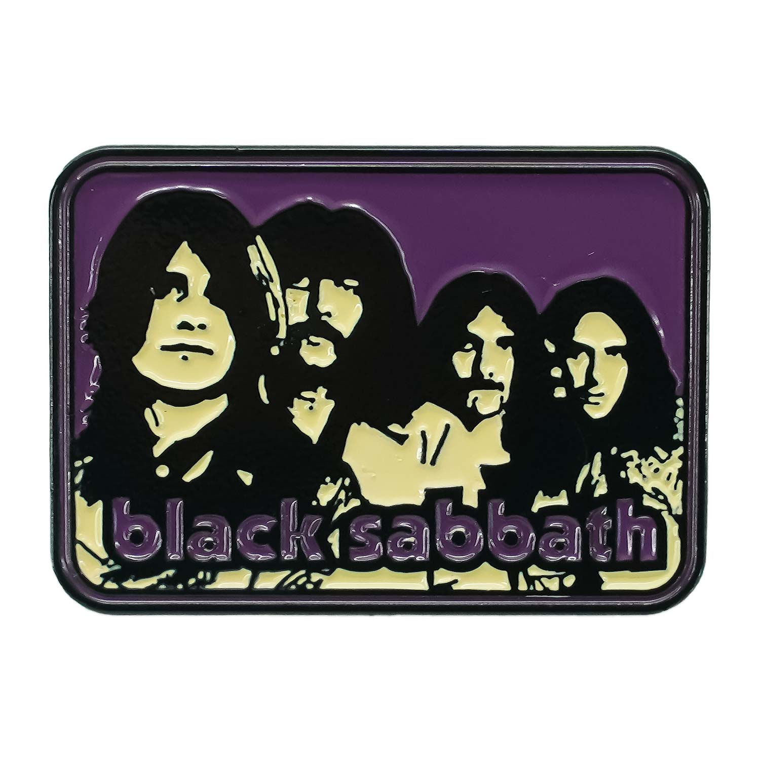 Black Sabbath Full Band Enamel Pin Pewter Pin Badge