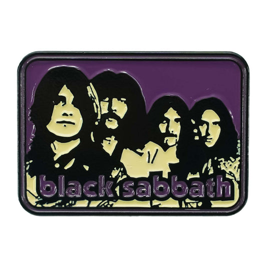 Black Sabbath Full Band Enamel Pin Pewter Pin Badge