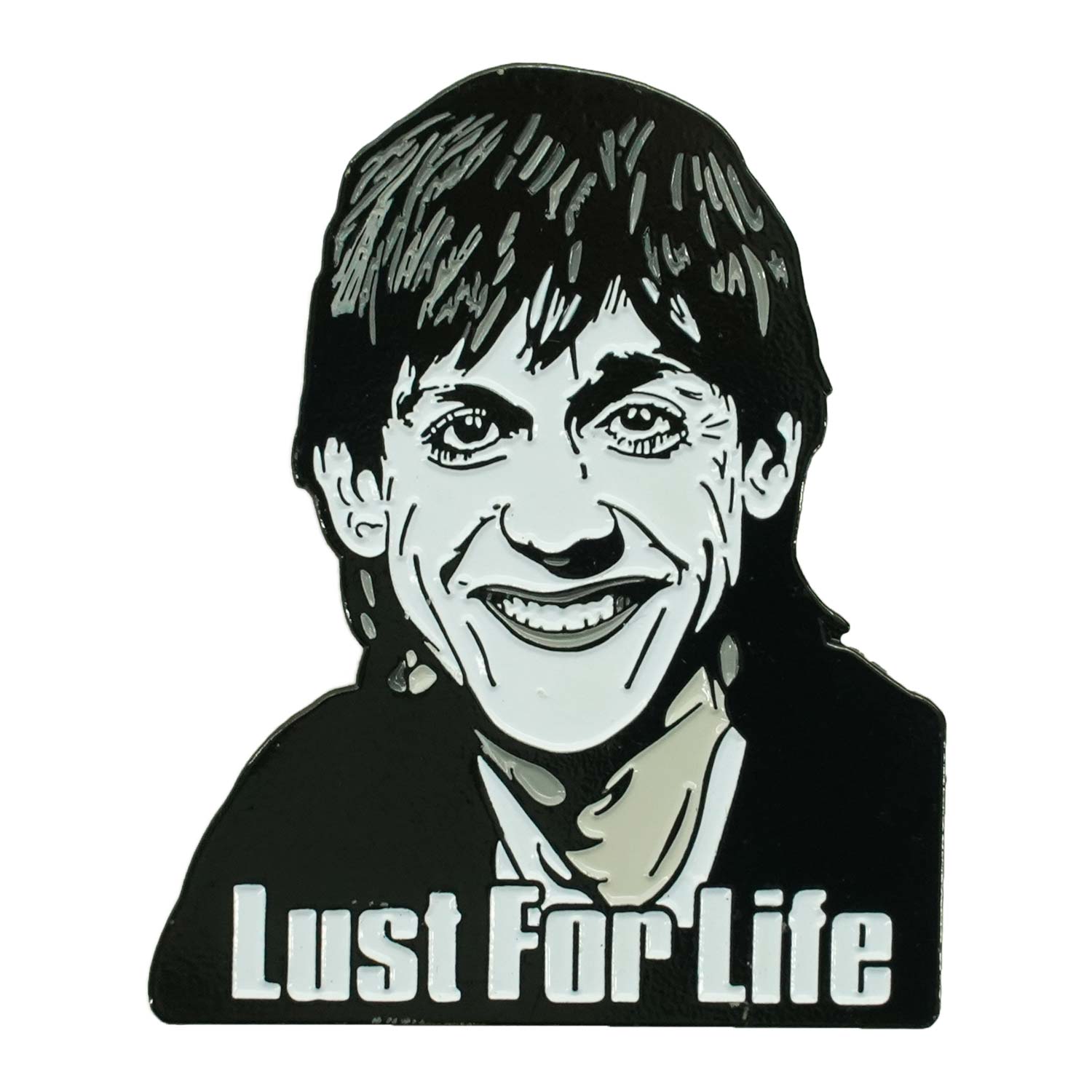 Iggy Pop Lust For Life Enamel Pin Pewter Pin Badge