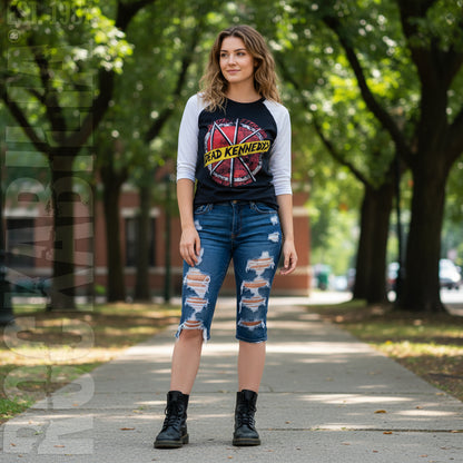 Destroy Junior Raglan Tee Junior Top