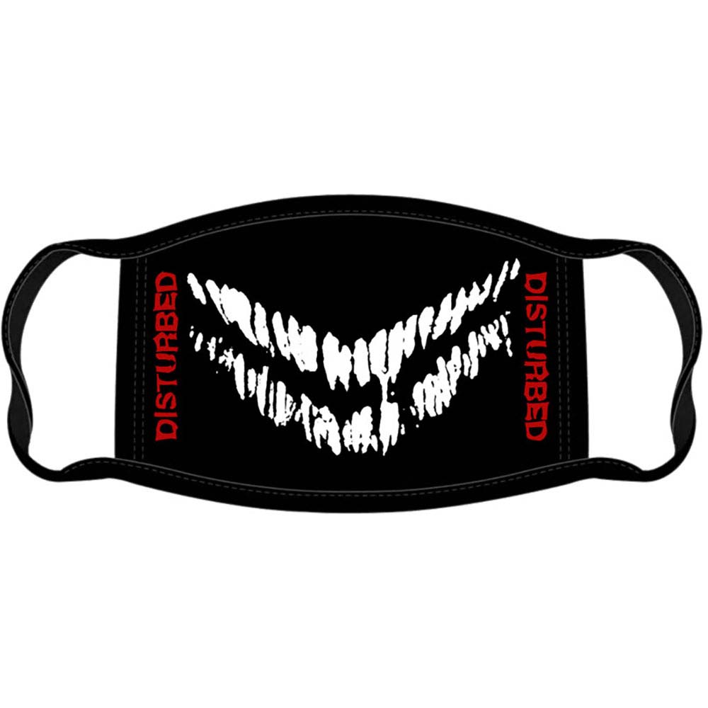 Disturbed Mouth Face Mask Front