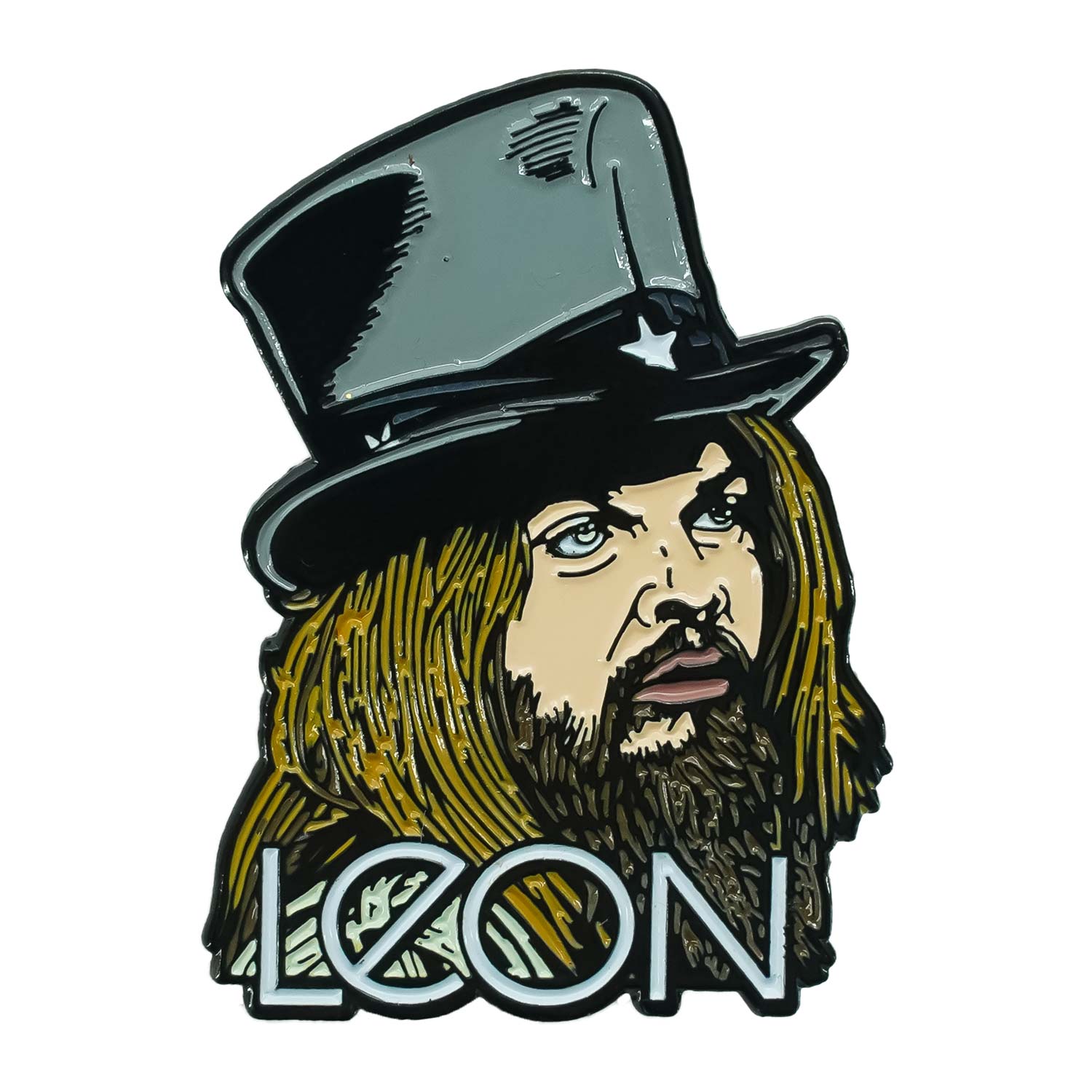 Leon Russell Leon Russell Enamel Pin Pewter Pin Badge