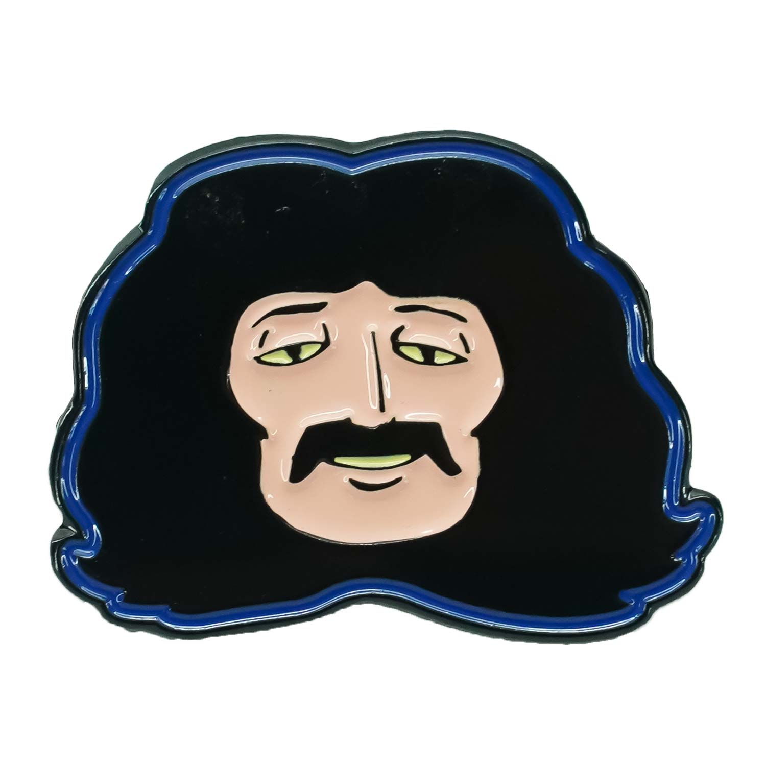 Tony Iommi Cartoon Head Enamel Pin Pewter Pin Badge