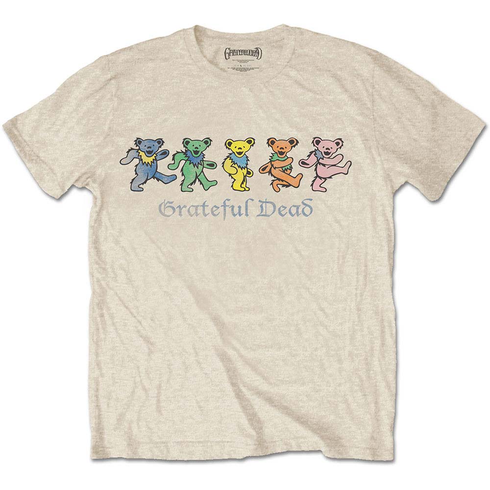 Grateful Dead Dancing Bears Slim Fit T-shirt Front
