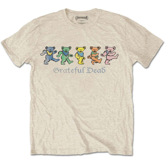Grateful Dead Dancing Bears Slim Fit T-shirt Front