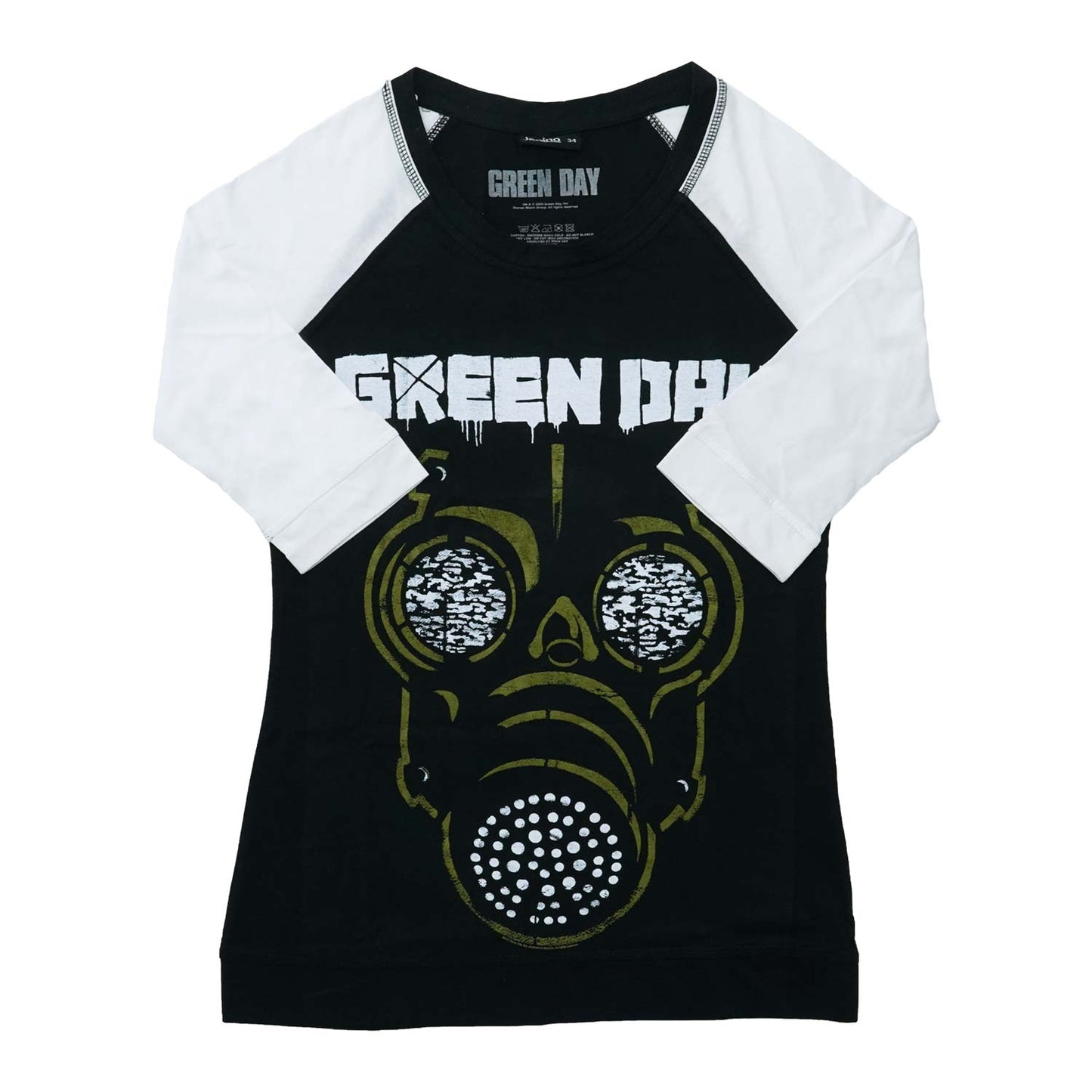 Green Mask Junior Raglan Tee Junior Top