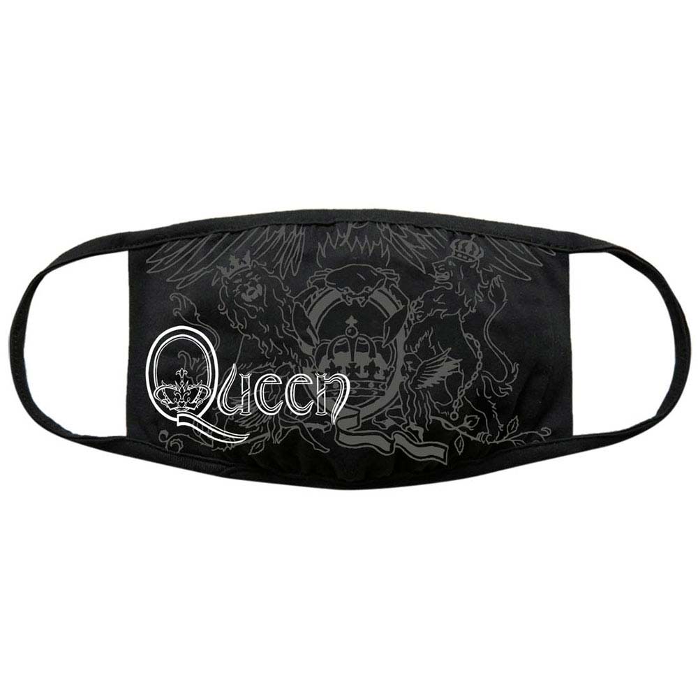 Queen Logo Face Mask Front