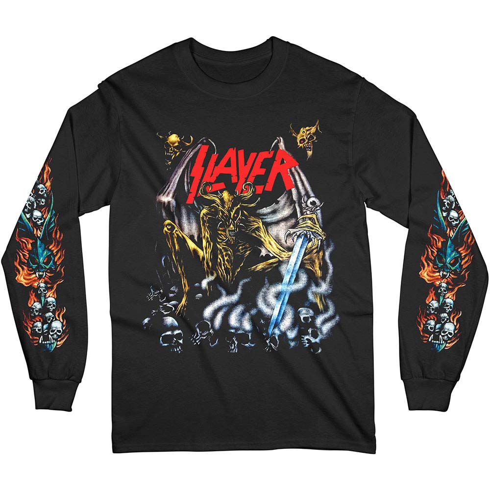 Slayer Airbrush Demon (Arm Prints) Long Sleeve Front