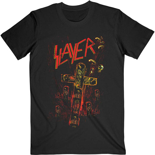 Slayer Blood Red Slim Fit T-shirt Front