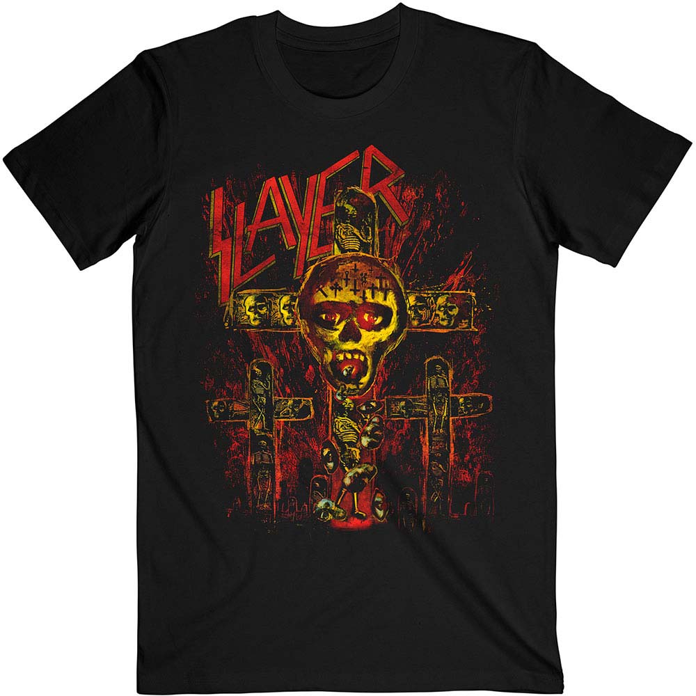 Slayer SOS Crucifixion Slim Fit T-shirt Front