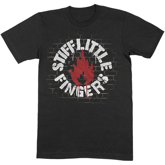 Stiff Little Fingers Wall Slim Fit T-shirt Front
