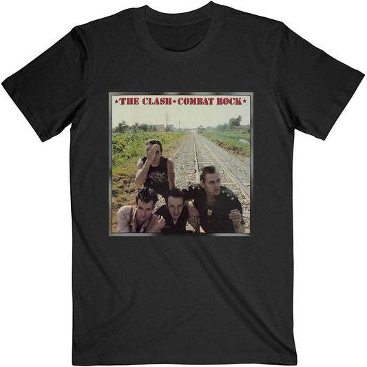 Clash Combat Rock Slim Fit T-shirt Front