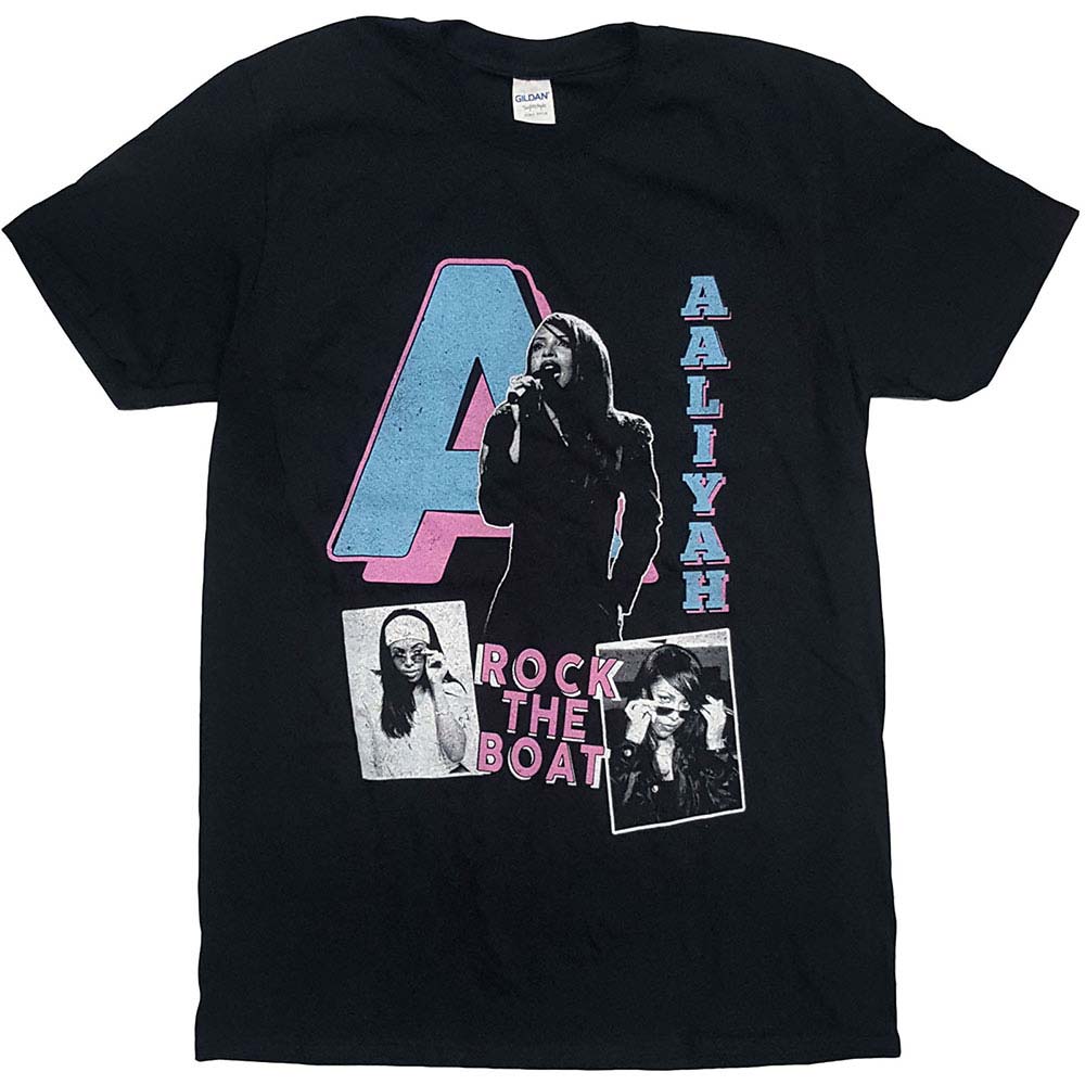 Aaliyah Rock The Boat Slim Fit T-shirt Front