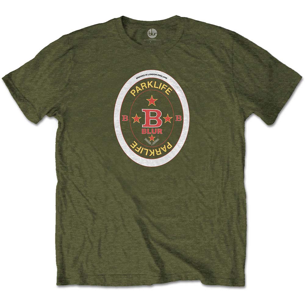 Blur Parklife Beermat Slim Fit T-shirt Front