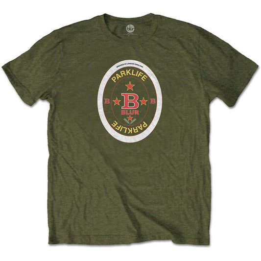 Blur Parklife Beermat Slim Fit T-shirt Front