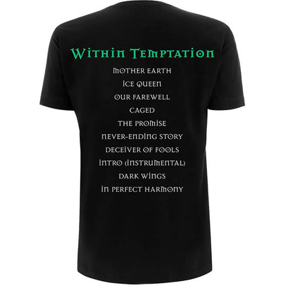 Within Temptation Mother Earth (Back Print) Slim Fit T-shirt Back