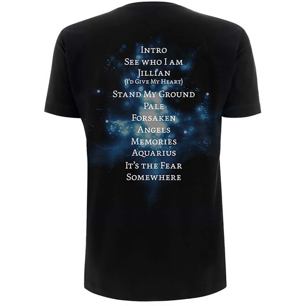 Within Temptation Silent Force Tracks (Back Print) Slim Fit T-shirt Back