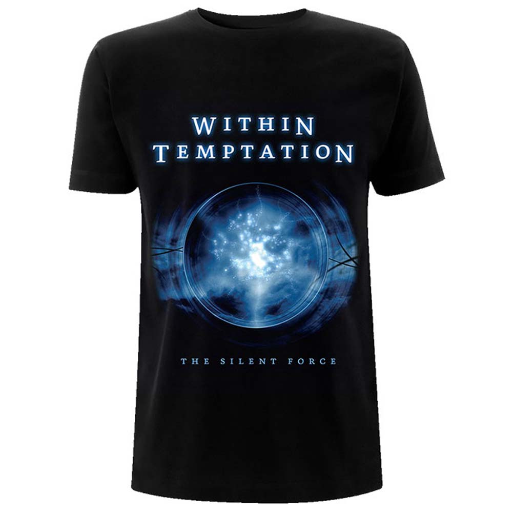 Within Temptation Silent Force Tracks (Back Print) Slim Fit T-shirt Front