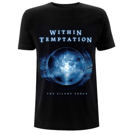 Within Temptation Silent Force Tracks (Back Print) Slim Fit T-shirt Front