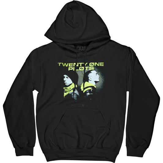 Twenty One Pilots Back To Back Hooded Sweatshirt Front
