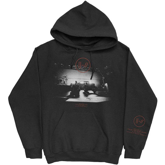 Twenty One Pilots Dark Stage (Arm Prints) Hooded Sweatshirt Front