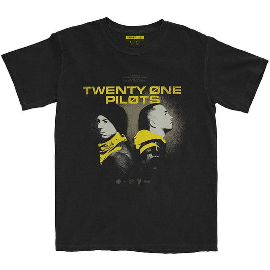 Twenty One Pilots Back To Back Slim Fit T-shirt Front