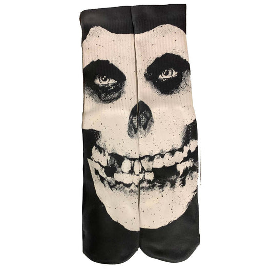 Misfits Glow Skull Socks Front