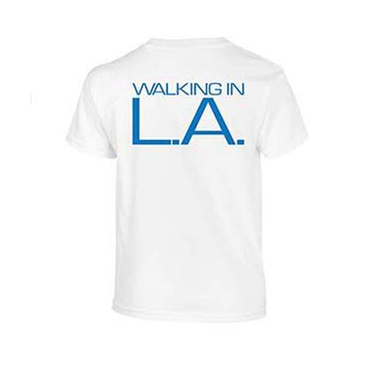 Missing Persons Walking in LA Tee T-shirt Back