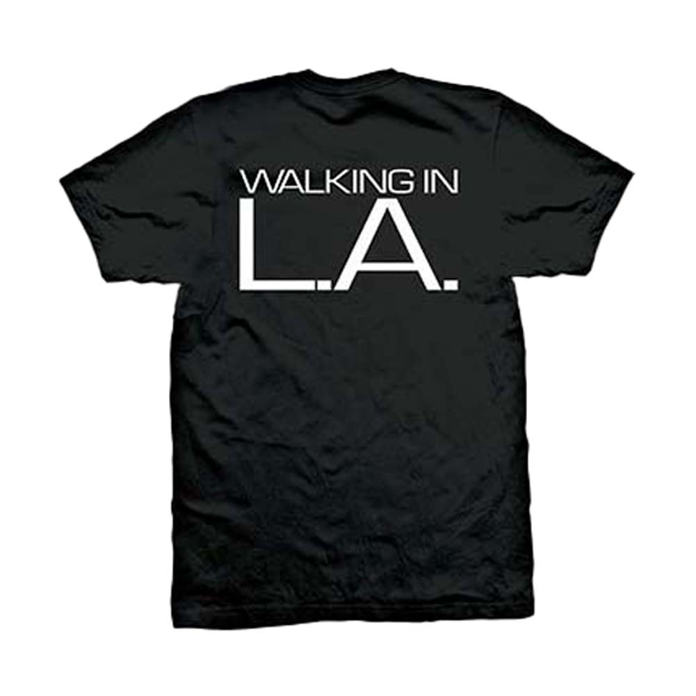 Missing Persons Walking In LA Black Tee T-shirt Back