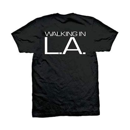 Missing Persons Walking In LA Black Tee T-shirt Back