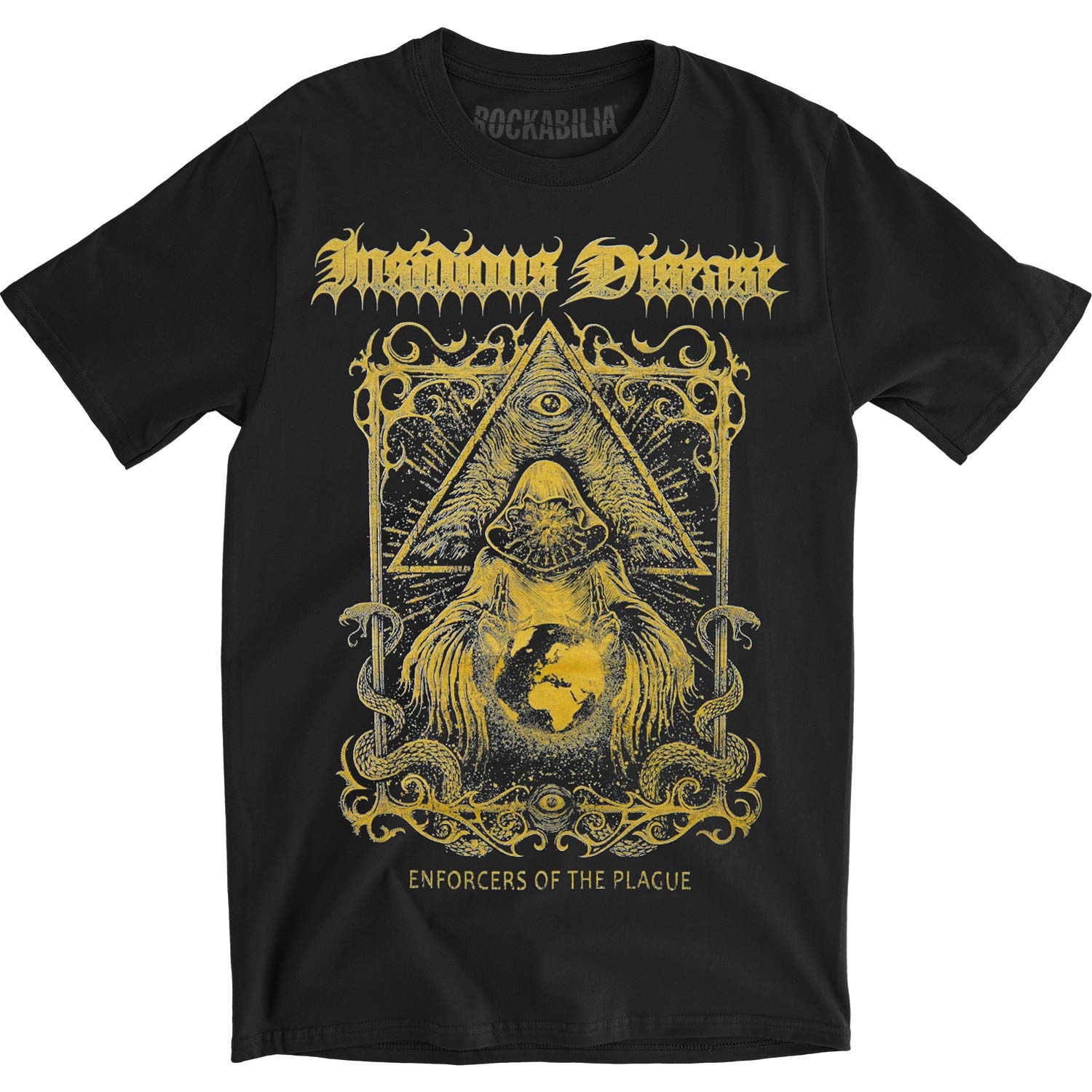 Insidious Disease Enforcers Of The Plague Slim Fit T-shirt Front