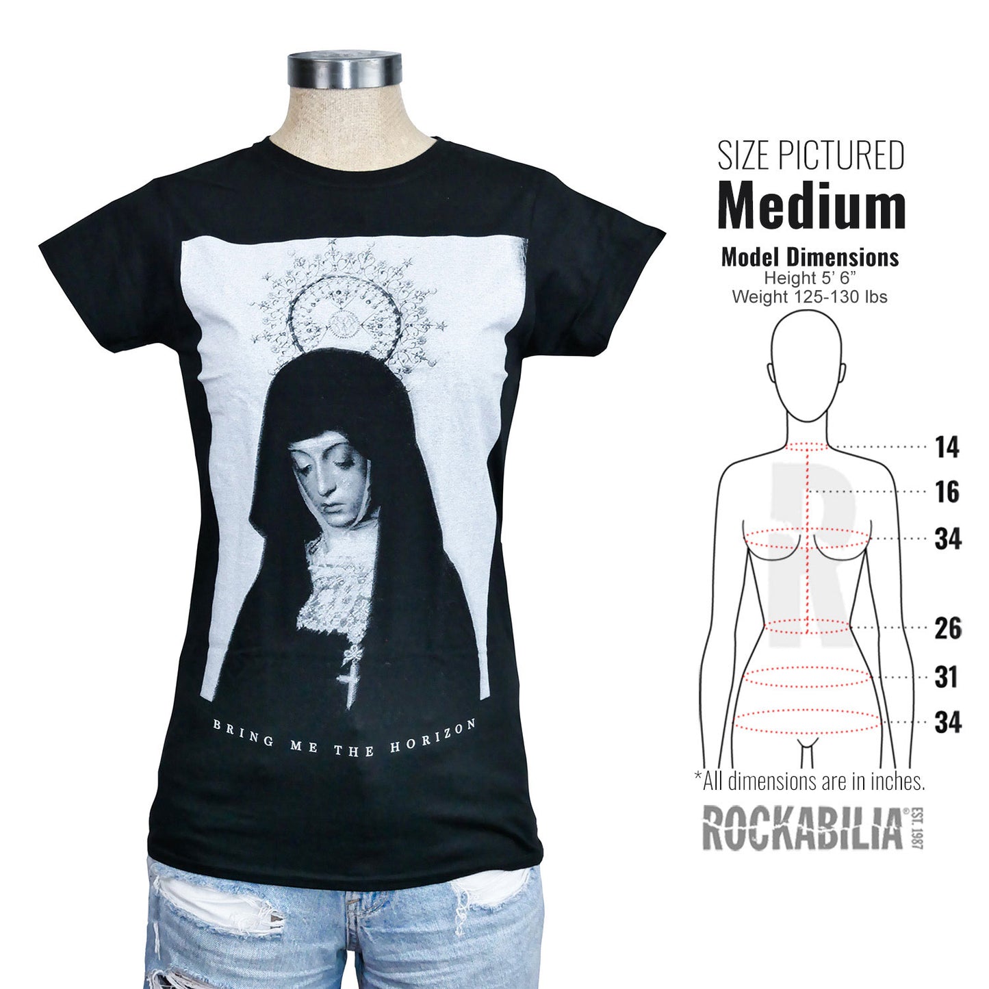 Nun Ladies Tee Junior Top