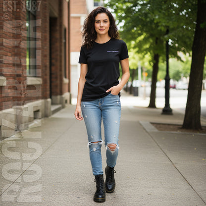 Flower of Life (Back Print) Ladies Zipped Hoodie Junior Top