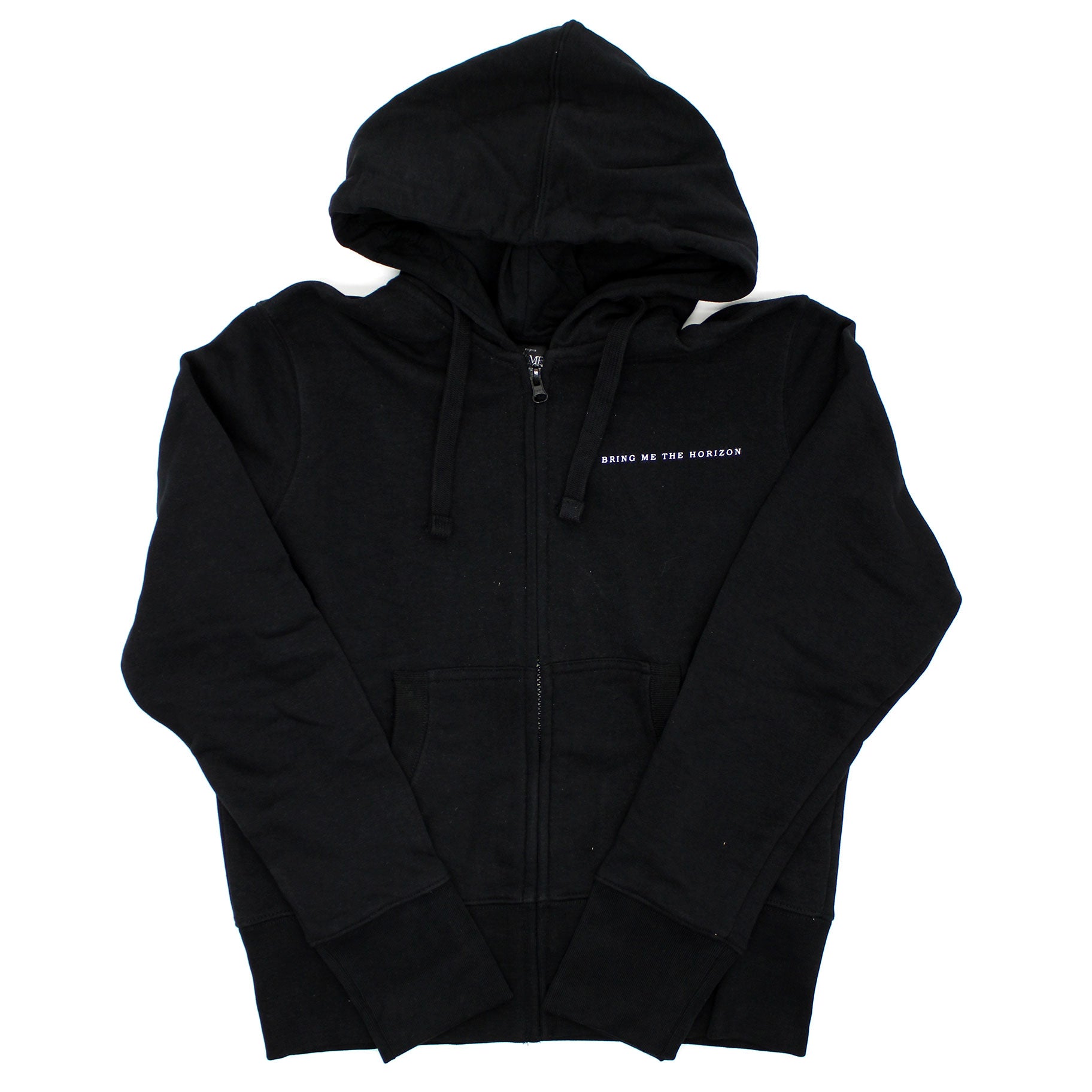 Flower of Life (Back Print) Ladies Zipped Hoodie Junior Top