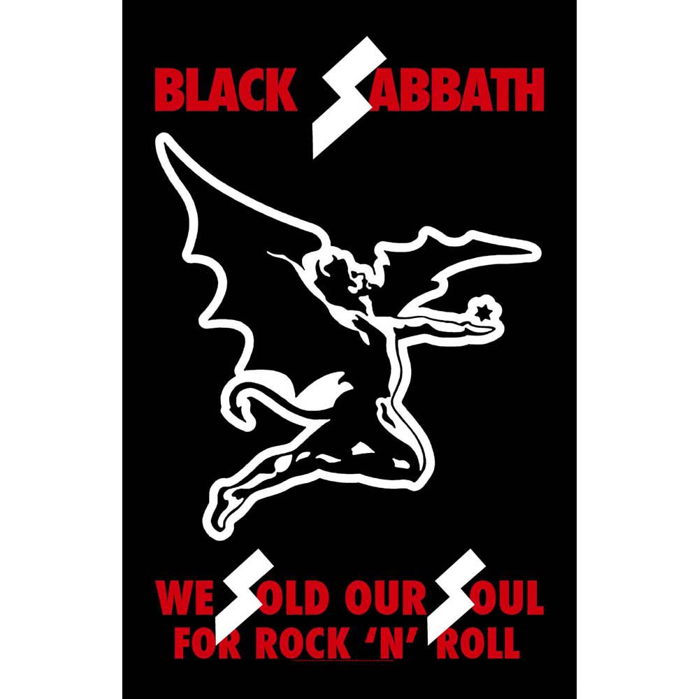 Black Sabbath We Sold Our Souls Poster Flag Front