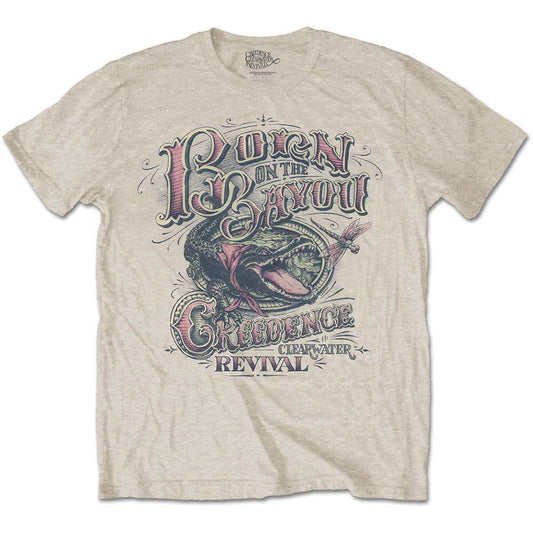 Creedence Clearwater Revival Born on the Bayou Slim Fit T-shirt Front