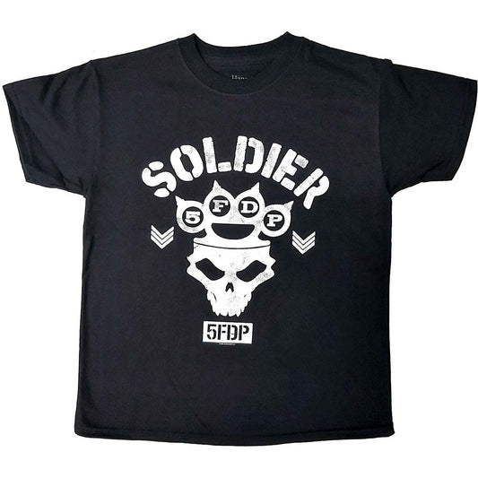 Five Finger Death Punch Soldier Kids Tee Childrens T-shirt Front