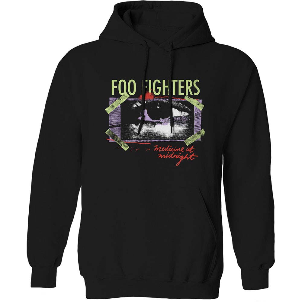 Foo Fighters Medicine At Midnight Taped Hooded Sweatshirt Front
