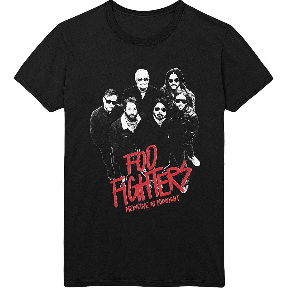Foo Fighters Medicine At Midnight Photo Slim Fit T-shirt Front