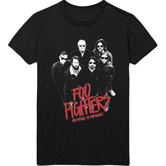 Foo Fighters Medicine At Midnight Photo Slim Fit T-shirt Front