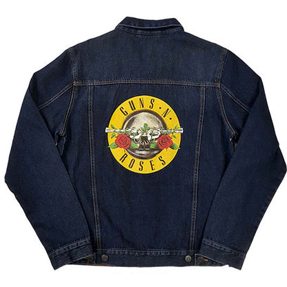 Guns N Roses Classic Logo (Back Print) Denim Jacket Back