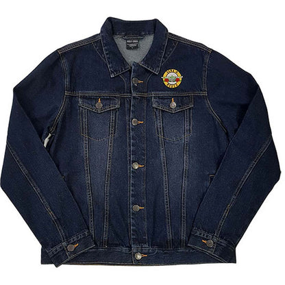 Guns N Roses Classic Logo (Back Print) Denim Jacket Front