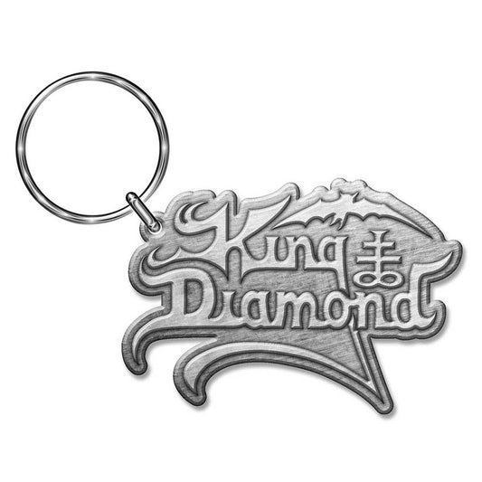 King Diamond Logo (Die-cast Relief) Metal Key Chain Front
