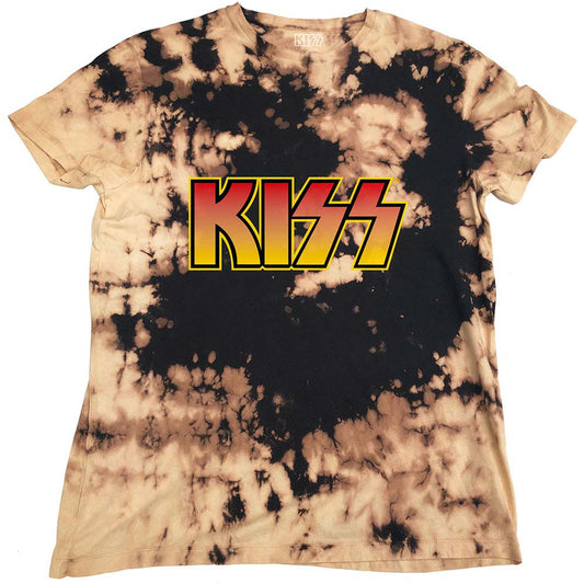 KISS Classic Logo (Dip-Dye) Tie Dye T-shirt Front