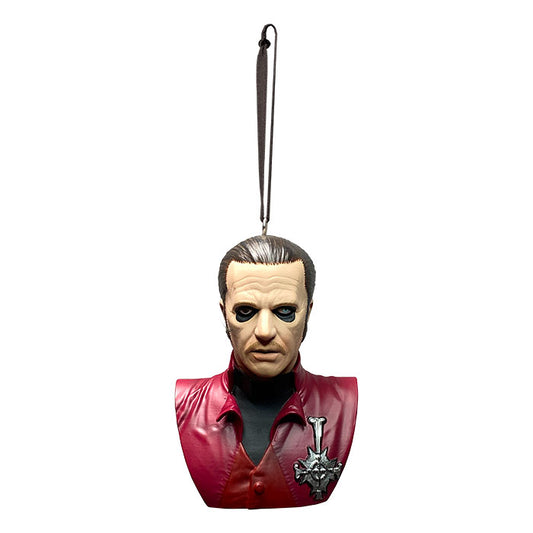 Ghost Cadinal Copia Christmas Ornament Front