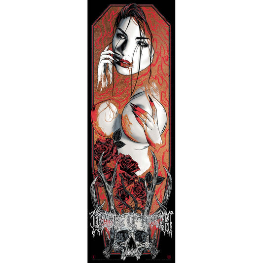 Cradle Of Filth Blood Bath (Copper) by Rhys Cooper Limited Screenprint Front