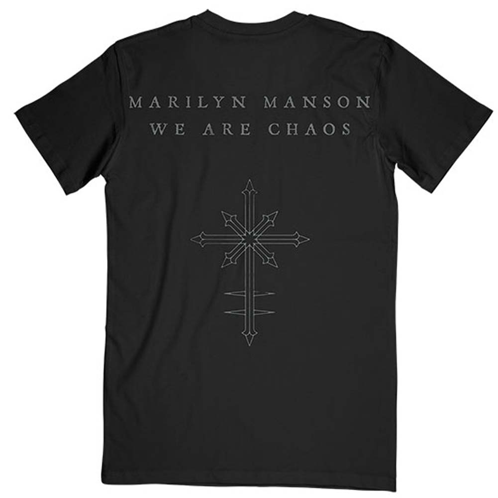 Marilyn Manson We Are Chaos (Back Print) Slim Fit T-shirt Back