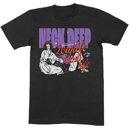 Neck Deep Lowlife Couple Slim Fit T-shirt Front