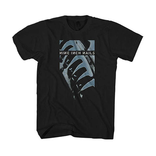 Nine Inch Nails Pretty Hate Machine (Back Print) Slim Fit T-shirt Front