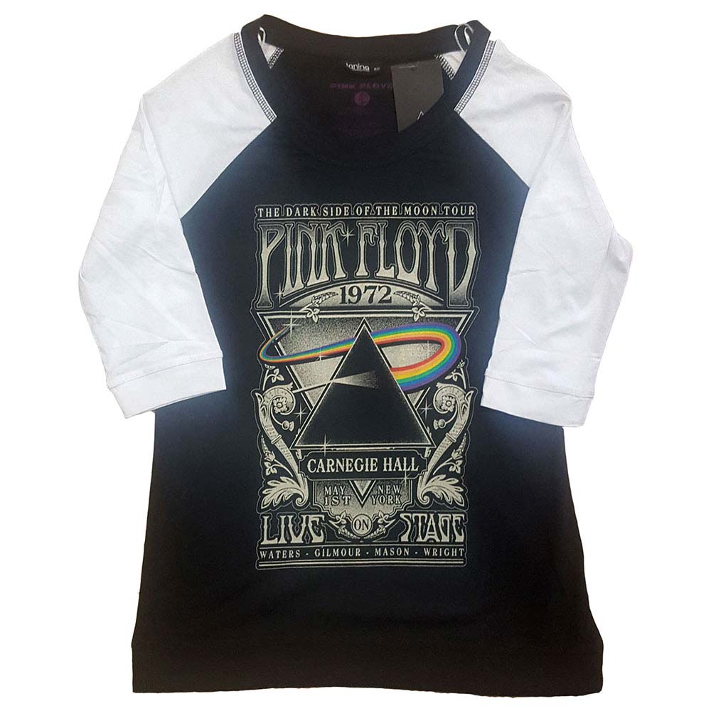 Carnegie Hall Poster Ladies Raglan Tee Junior Top